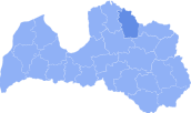 Ziemeļlatvija izplatīšanas karte